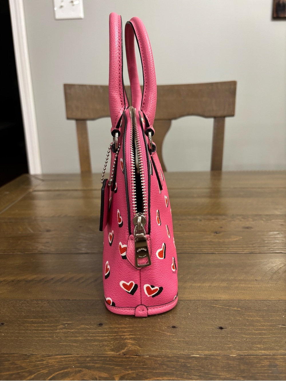 Coach Mini Cora Domed Satchel - Picture 4 of 12